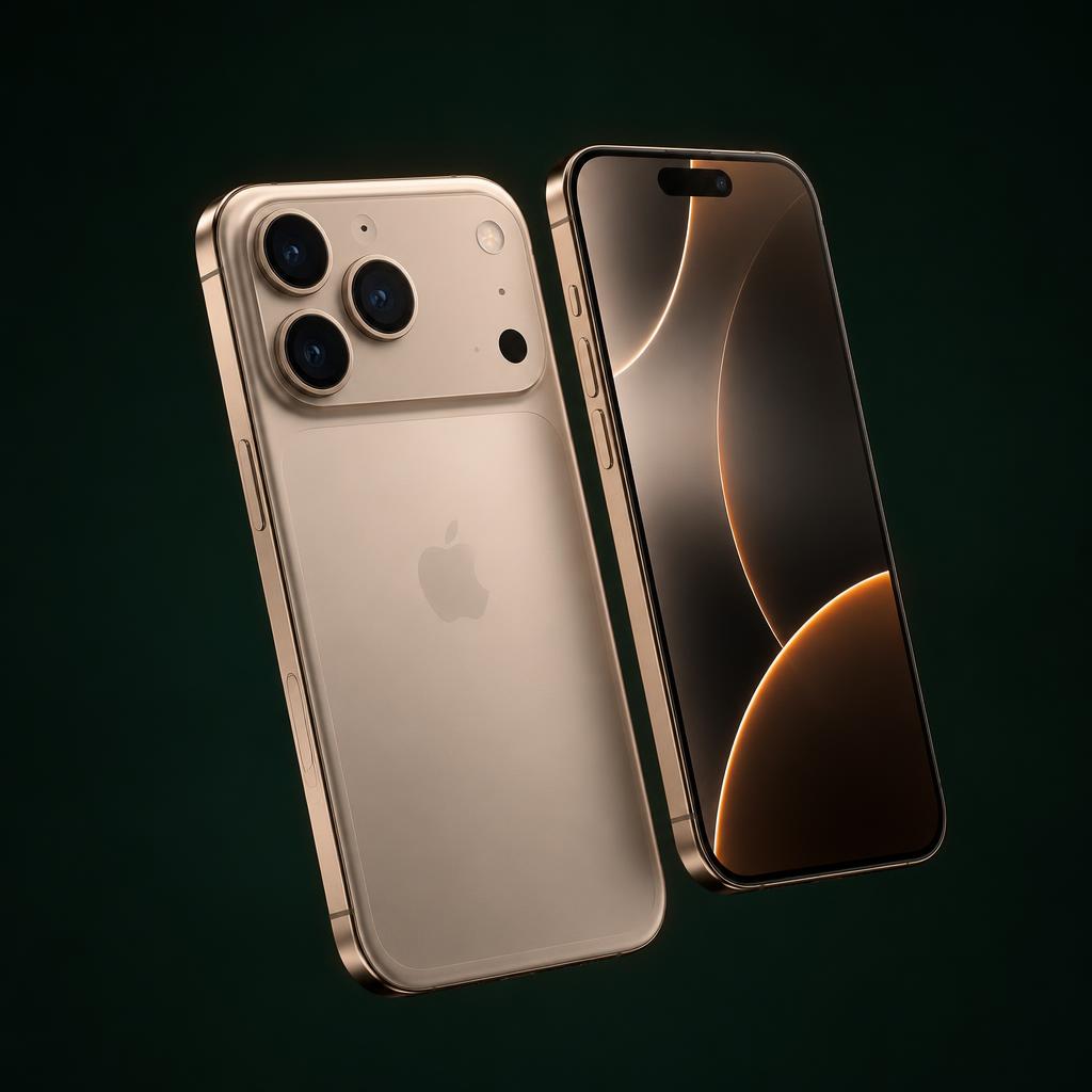 iPhone 17 Pro Max Titânio Deserto